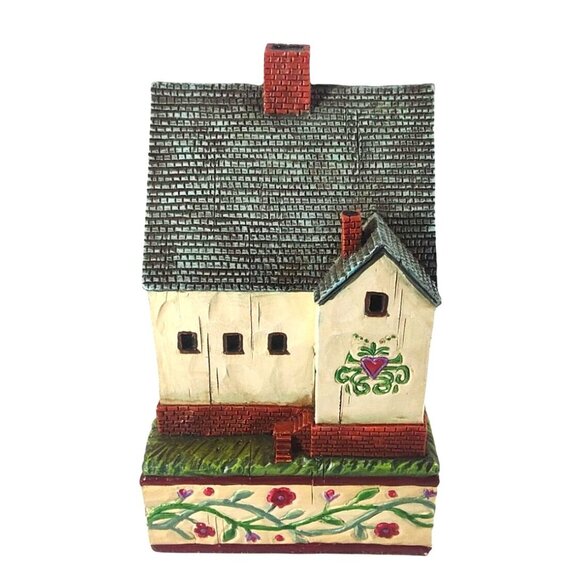Jim Shore Heartwood Creek 2004 Amish Square Salt Box House Figurine #0000304 - Picture 3 of 10